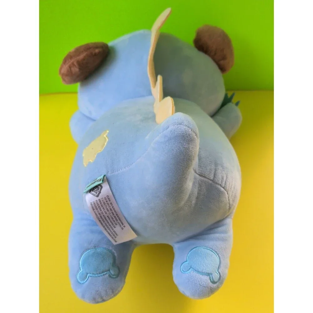 Rilakkuma Kyoryugokko Plush Blue Dinosaur Costume Laying Down Chairoikoguma